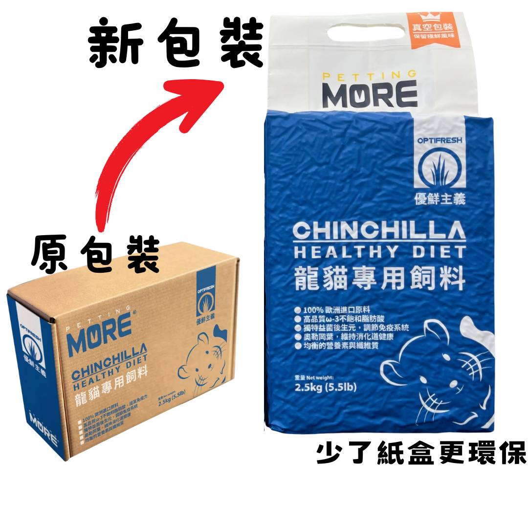 DM小舖 現貨 優鮮主義 龍貓專用飼料 龍貓糧 龍貓飼料 栗鼠飼料 金吉拉鼠飼料 分裝 500克 2.5公斤