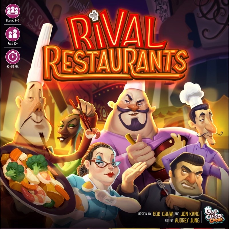 【代印】rival restaurants餐廳大對決 桌遊 代印中文化費用
