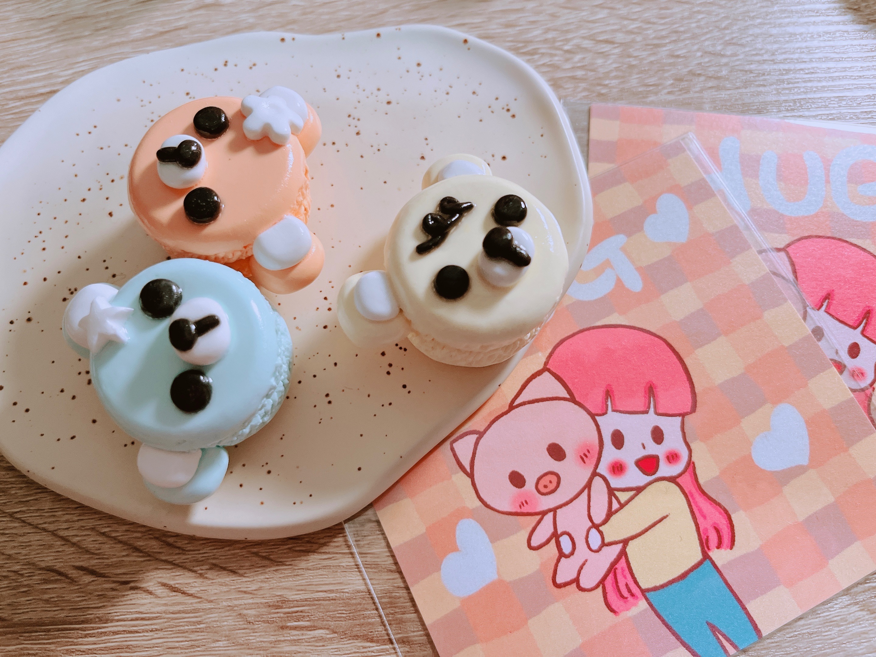 手作黏土彩色小熊磁鐵🐻（可等待再下單！