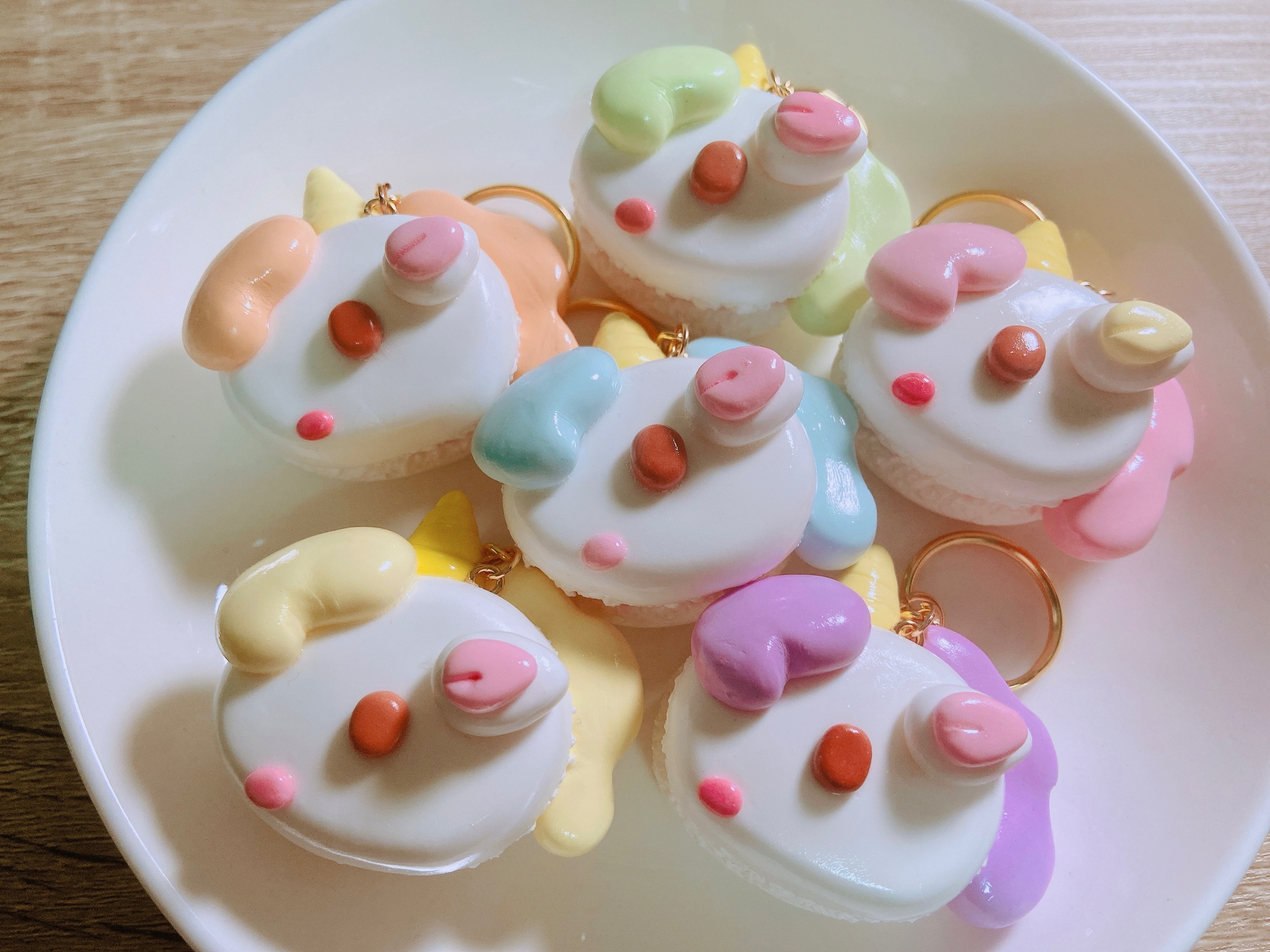 手作黏土獨角獸吊飾✿（可對待再下單！