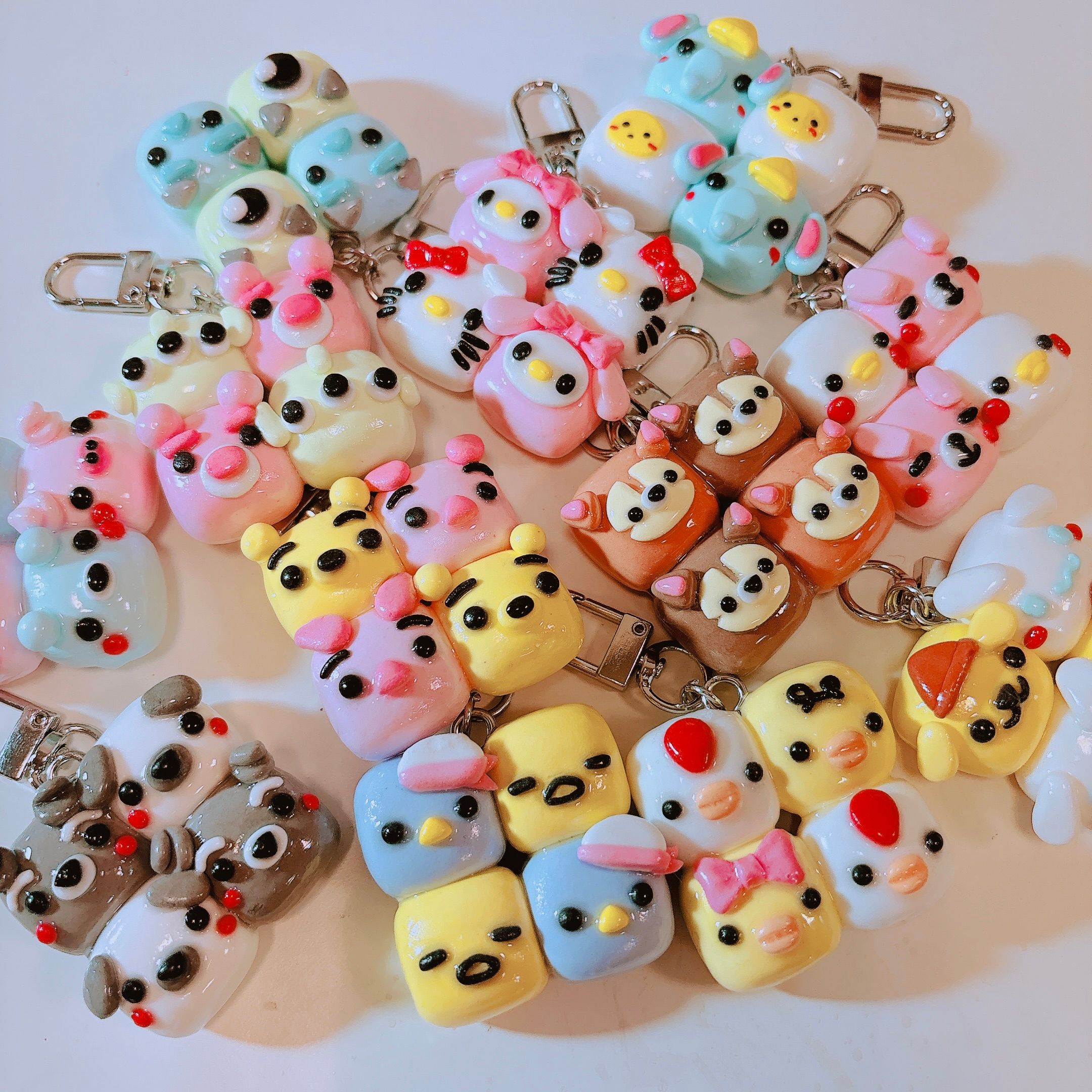 *現貨*手作黏土手撕麵包吊飾!!