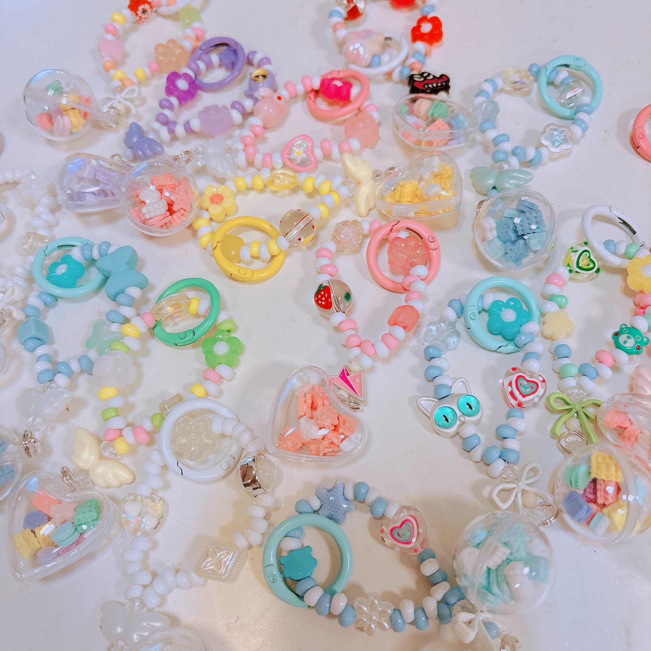 ✧現貨✧串珠迷你泡泡球吊飾❤️