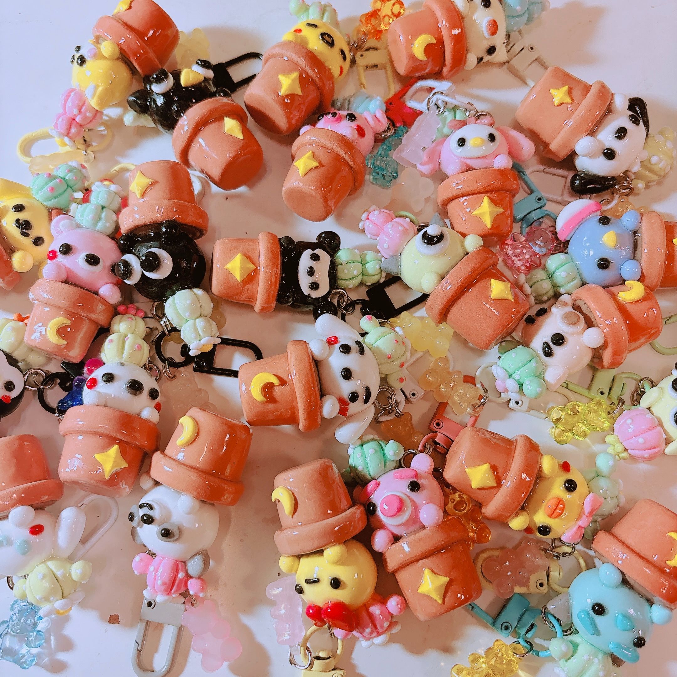 ✧現貨✧卡通仙人掌盆栽吊飾吊飾❤️