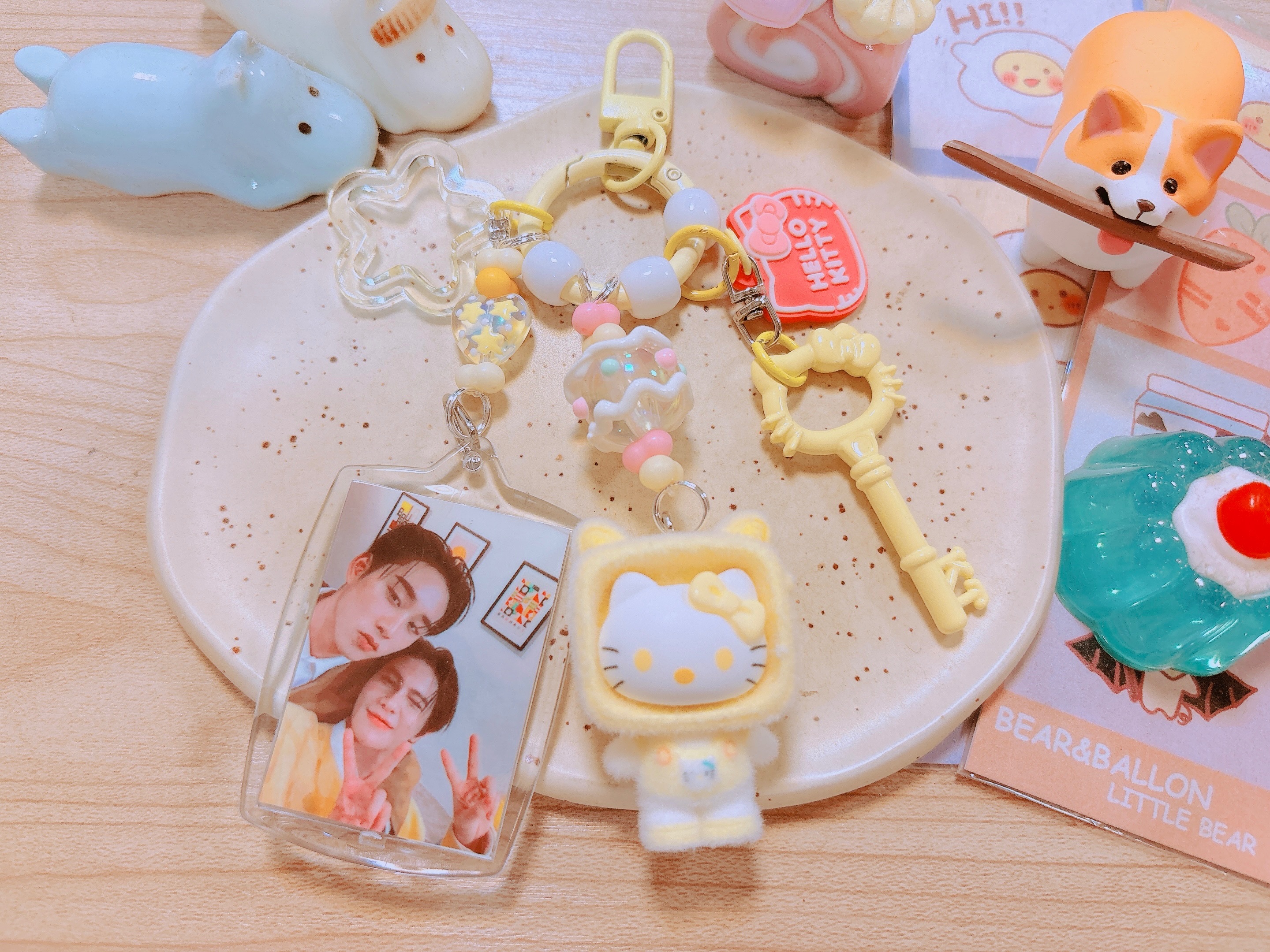 「現貨」各式設計款相框鑰匙圈💖都贈送一張相片！