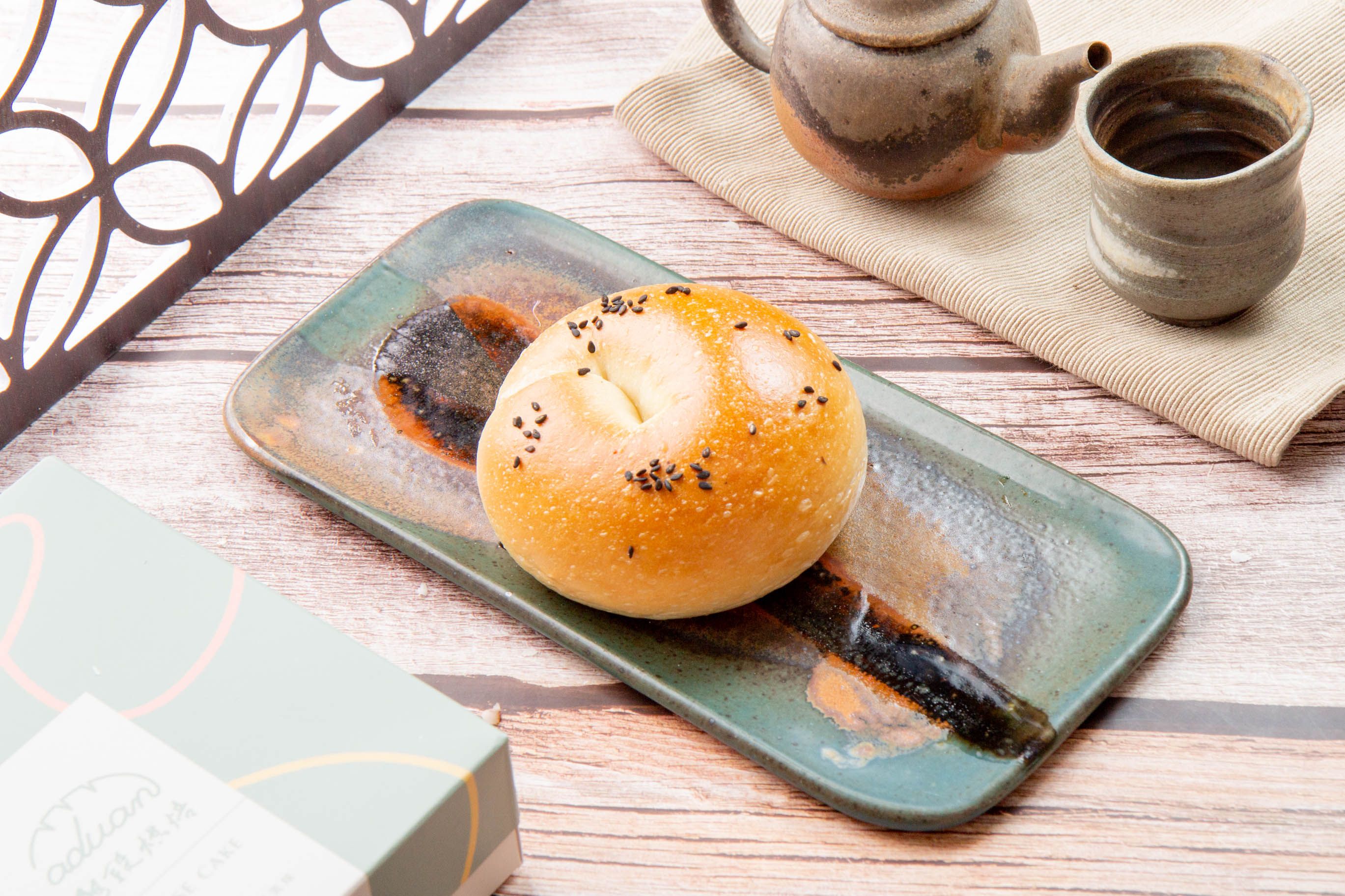 （奶素）黑糖乳酪貝果  Brown sugar ＆ cheese bagel 【貝果系列】