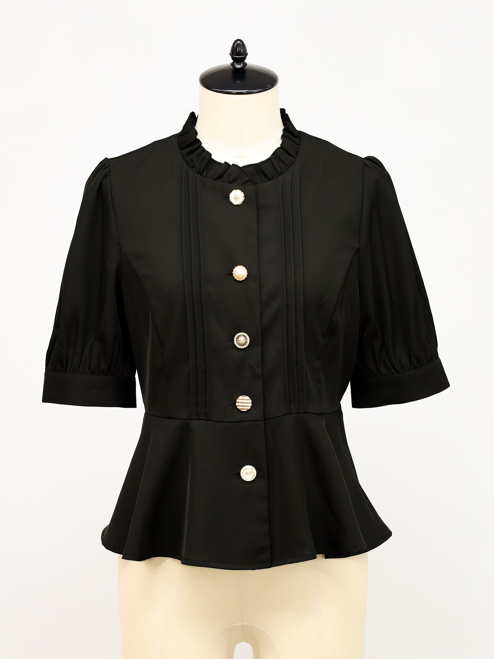 【Amavel】褶邊襯衫