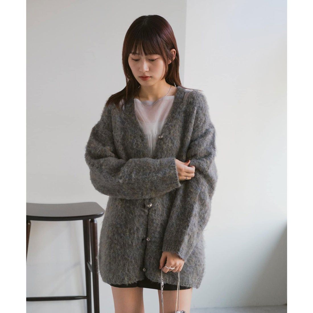 Kastane  混色針織開衫