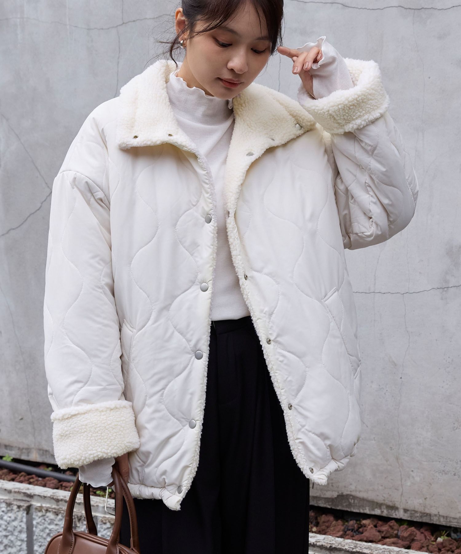 MONO-MART 2WAY絎縫羽絨服