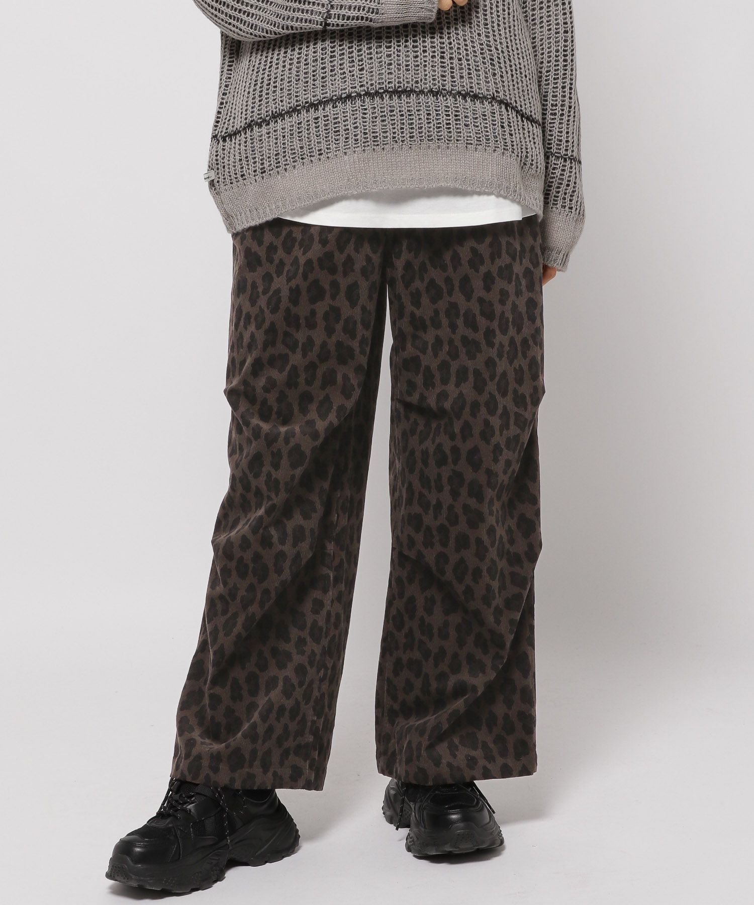 niko and ... 印花燈芯絨褲