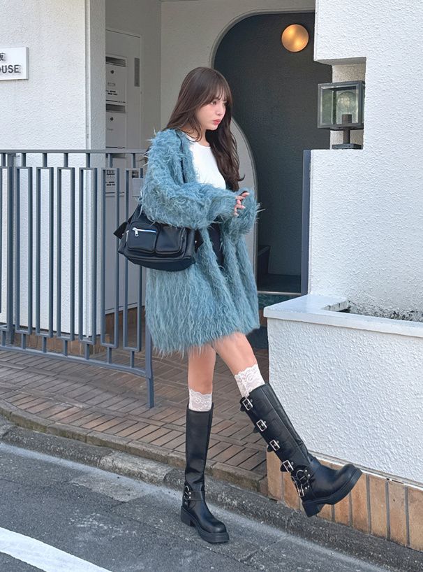 GRL 羊毛混紡針織開襟衫