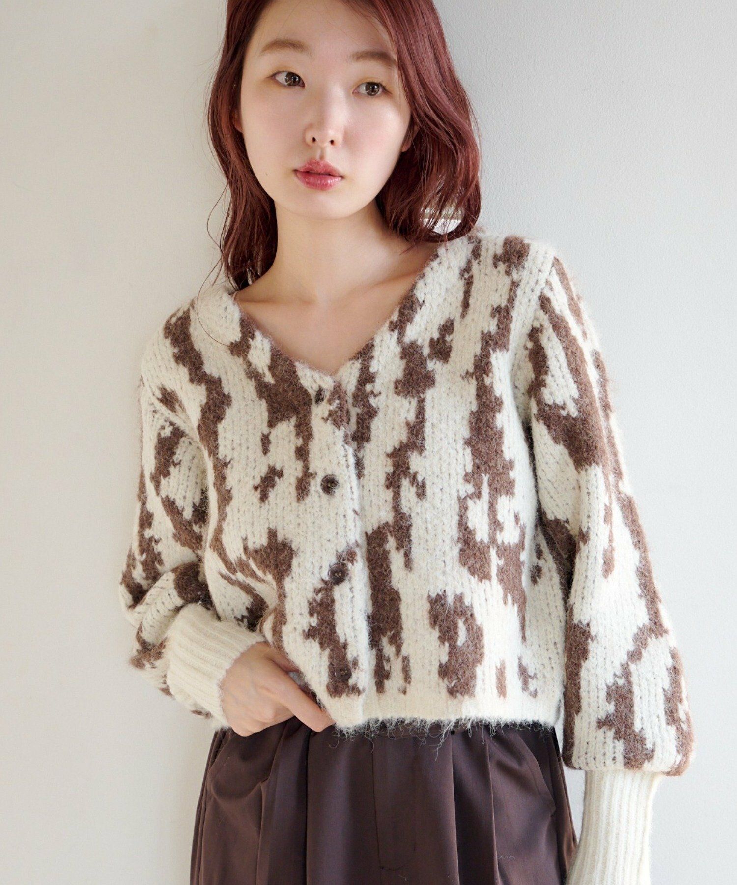 Kastane 圖案針織開衫