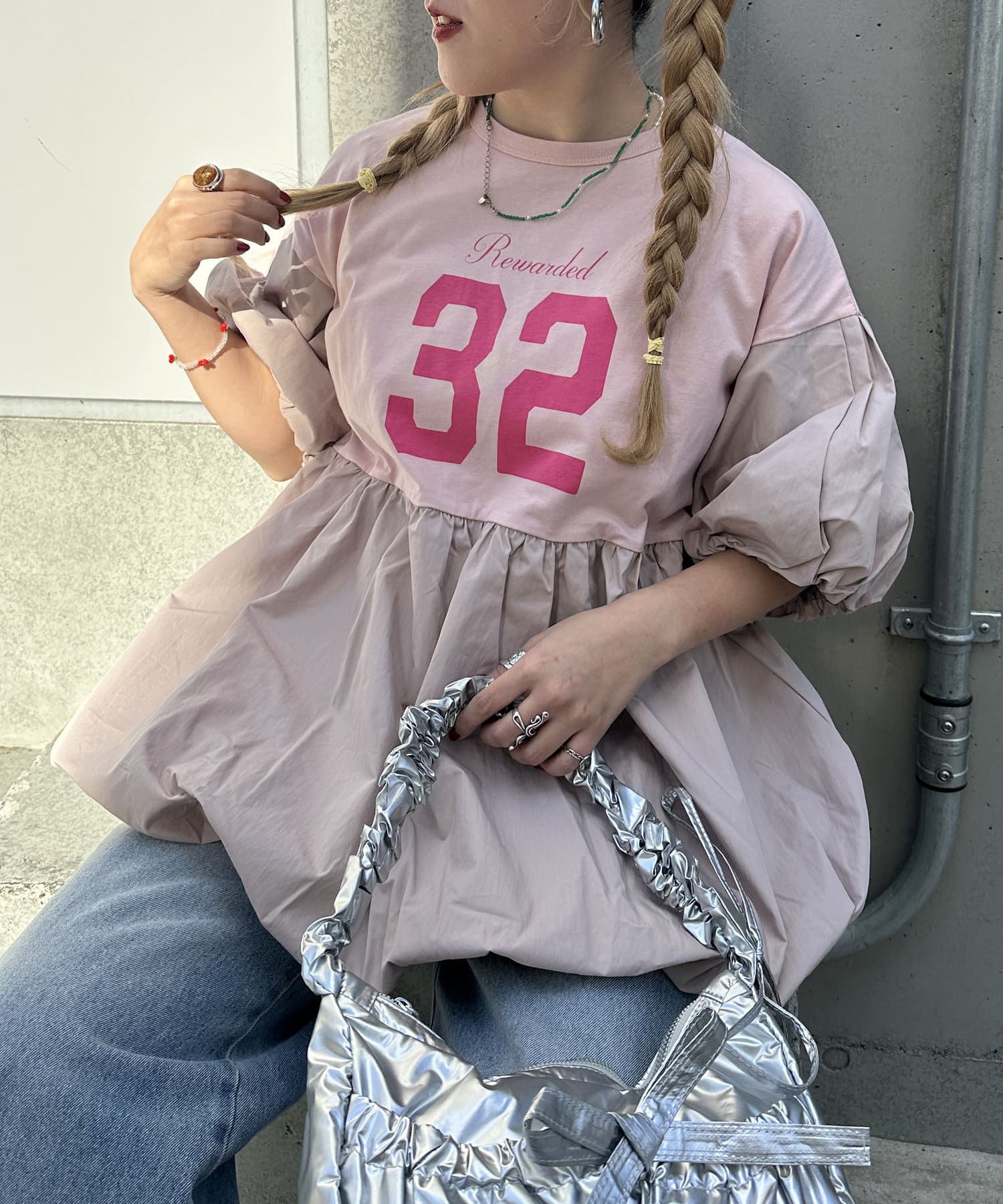 w closet 立體氣球上衣