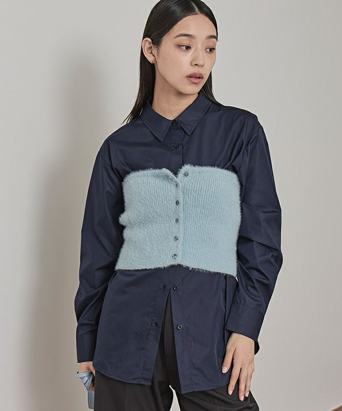 miette 緊身胸衣套裝襯衫