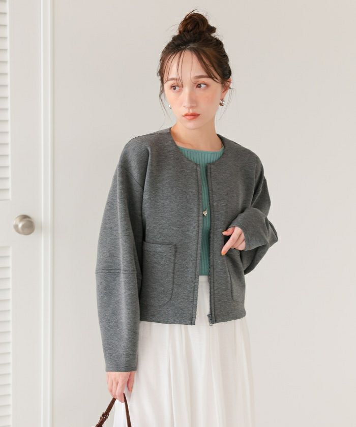 titivate 繭袖罩衫