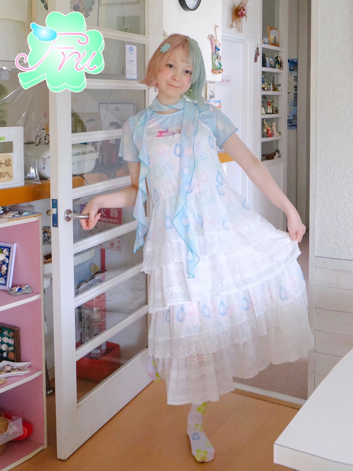 candy angle 原創小雨點連衣裙
