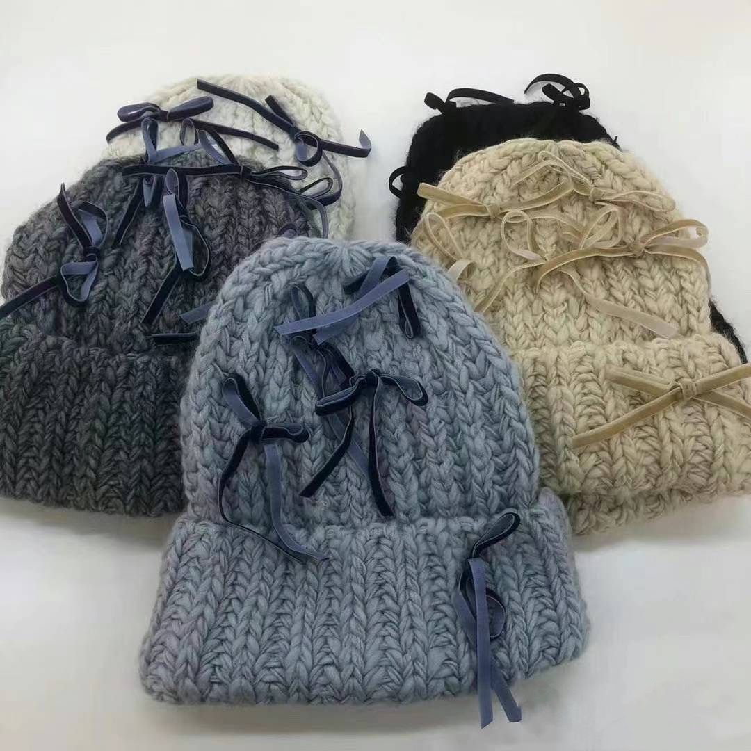 +82 Lab 韓國 🇰🇷 韓國製2023大勢蝴蝶結元素毛帽