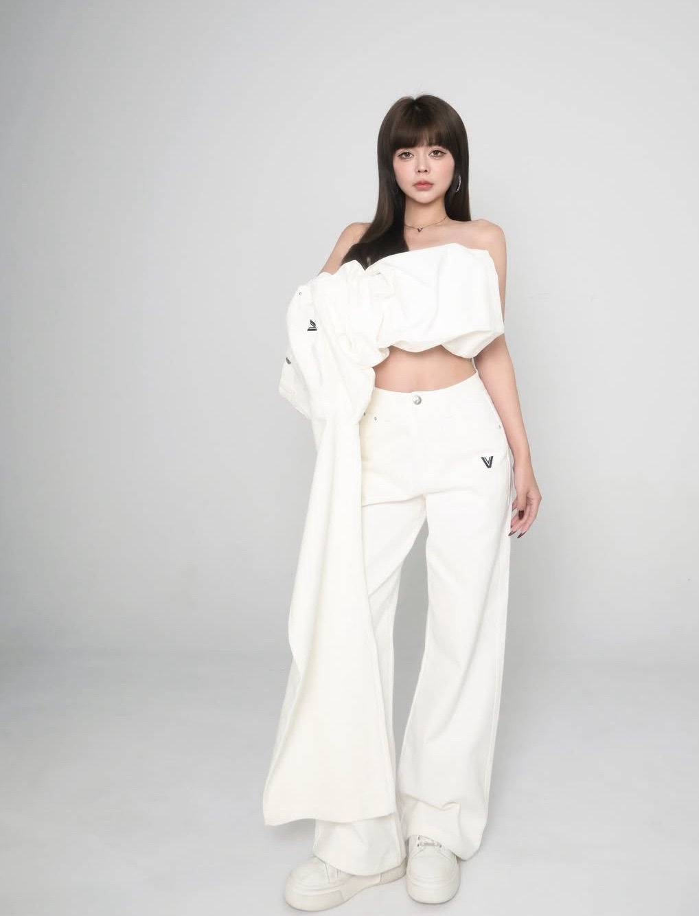 百搭能手’Versatile—靜版黑白牛仔褲