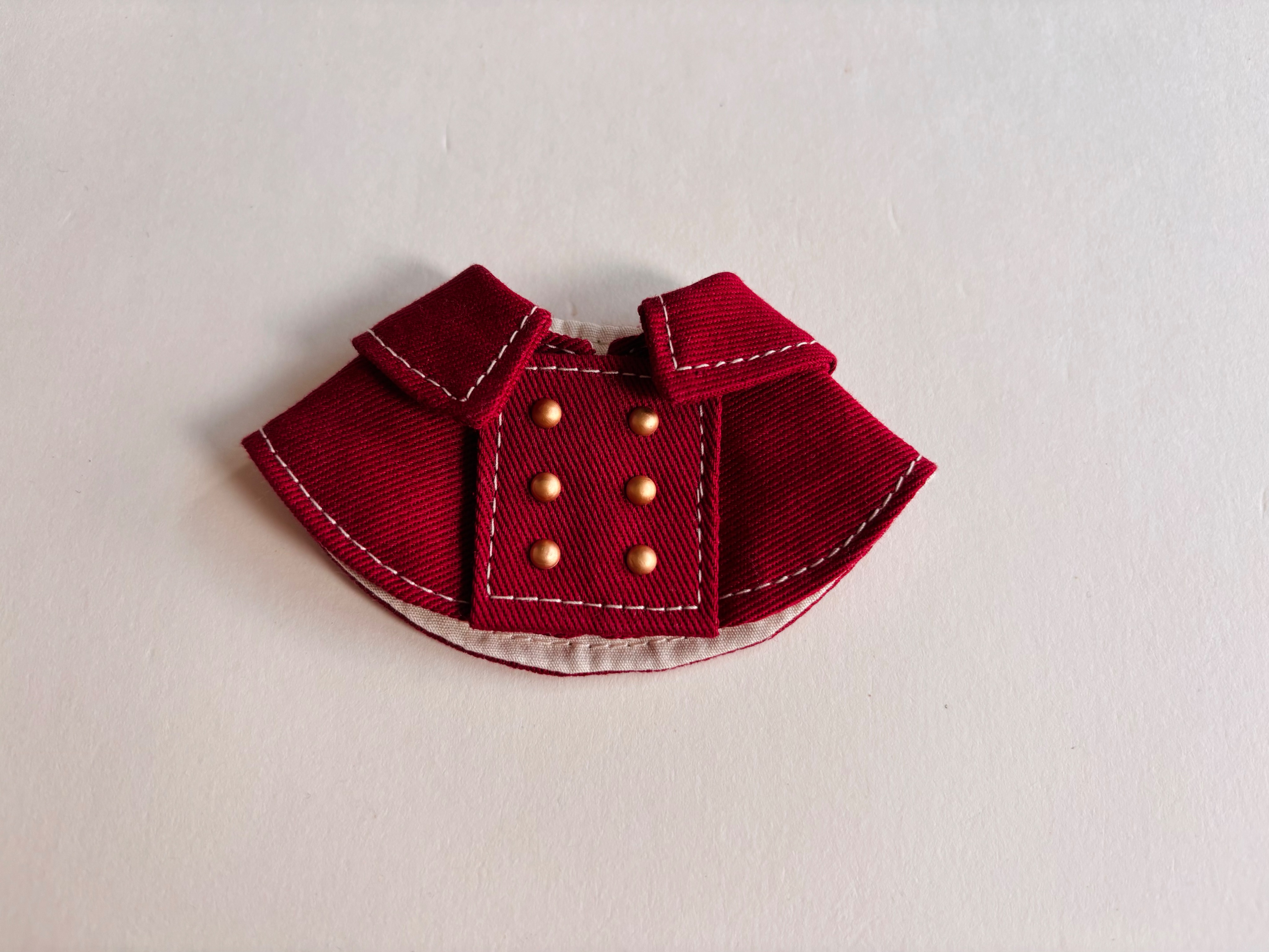 紅色披風（10公分）