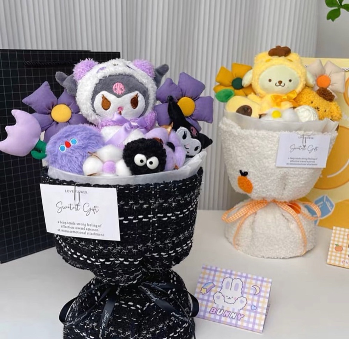 部分款式現貨  玩偶花束 贈賀卡+禮物袋