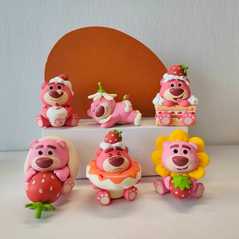 草莓熊下午茶公仔 6入一整套🍓🐻