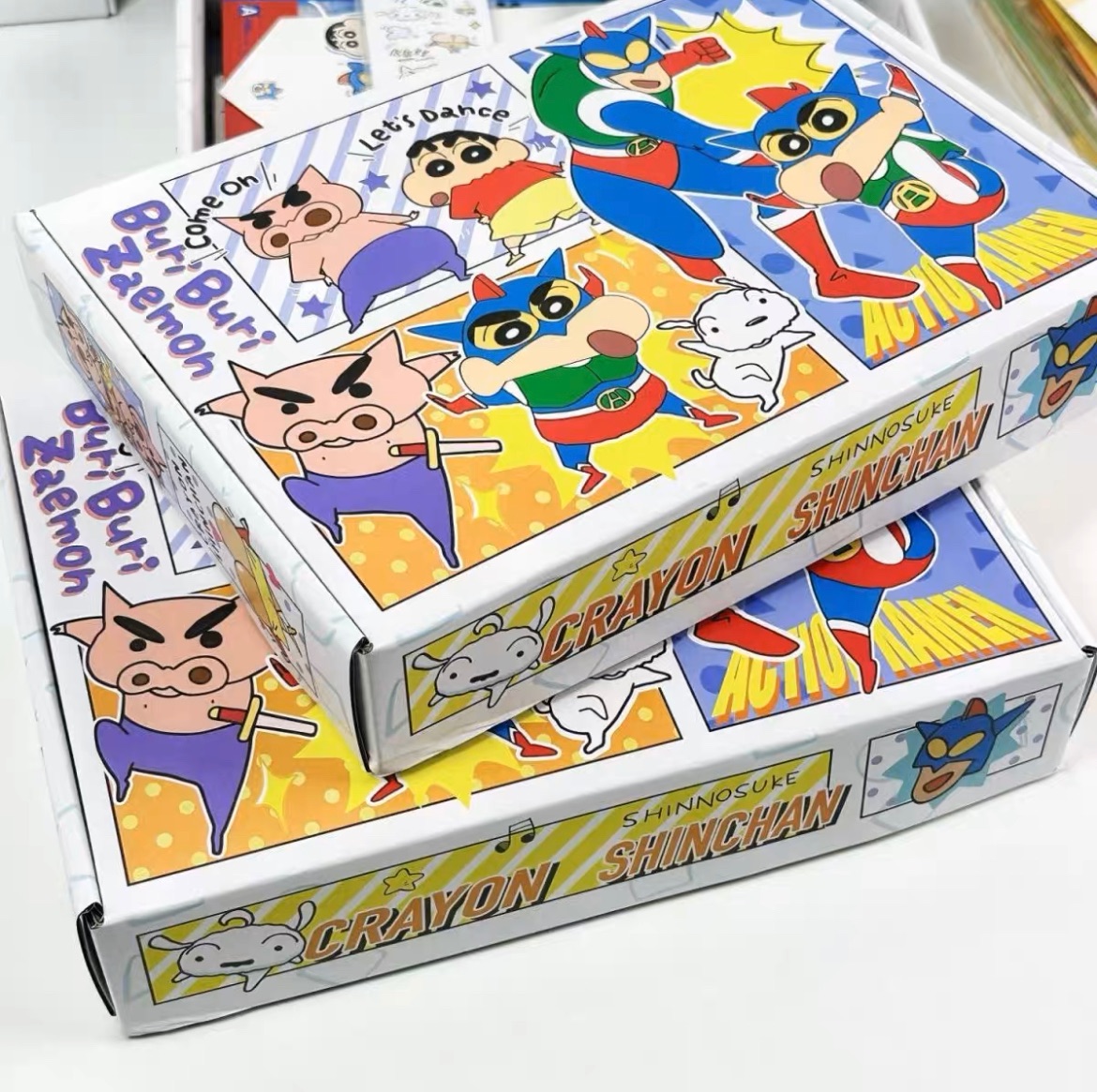 蠟筆小新文具禮盒（內容物隨機）