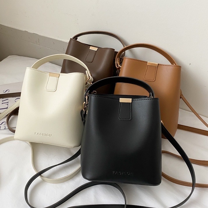 韓系質感水桶包