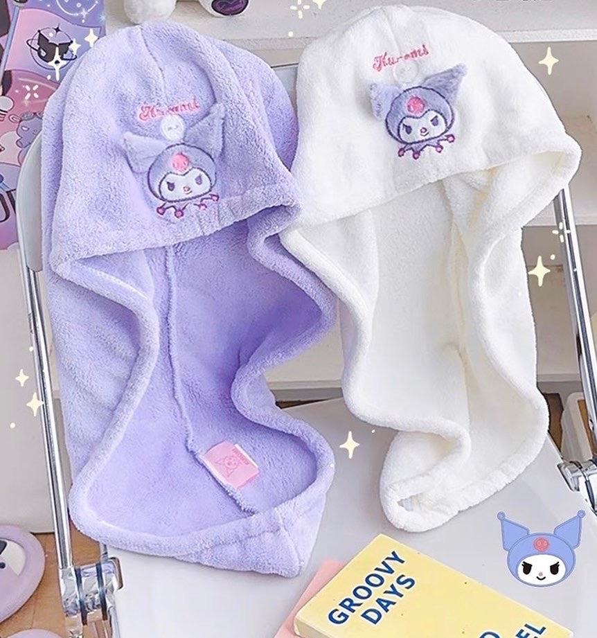 正版授權 庫洛米乾髮帽