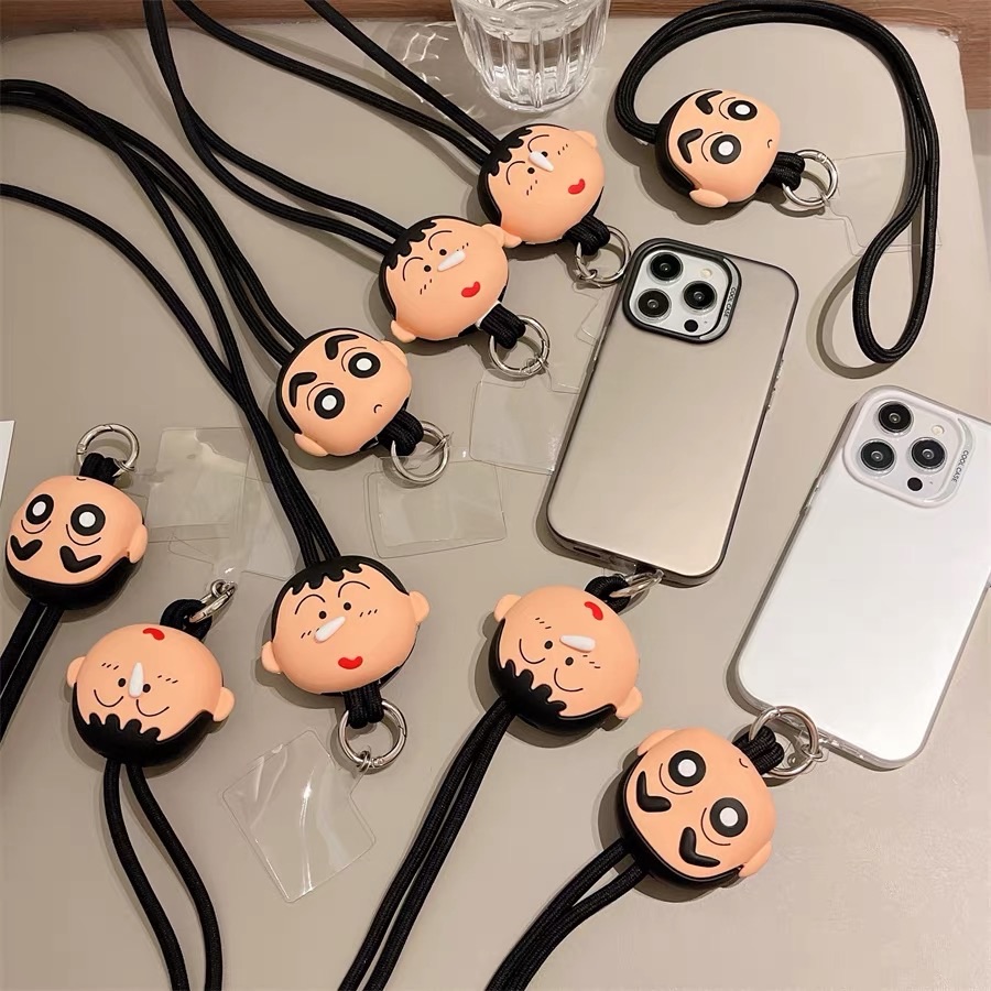 蠟筆小新立體手機掛繩
