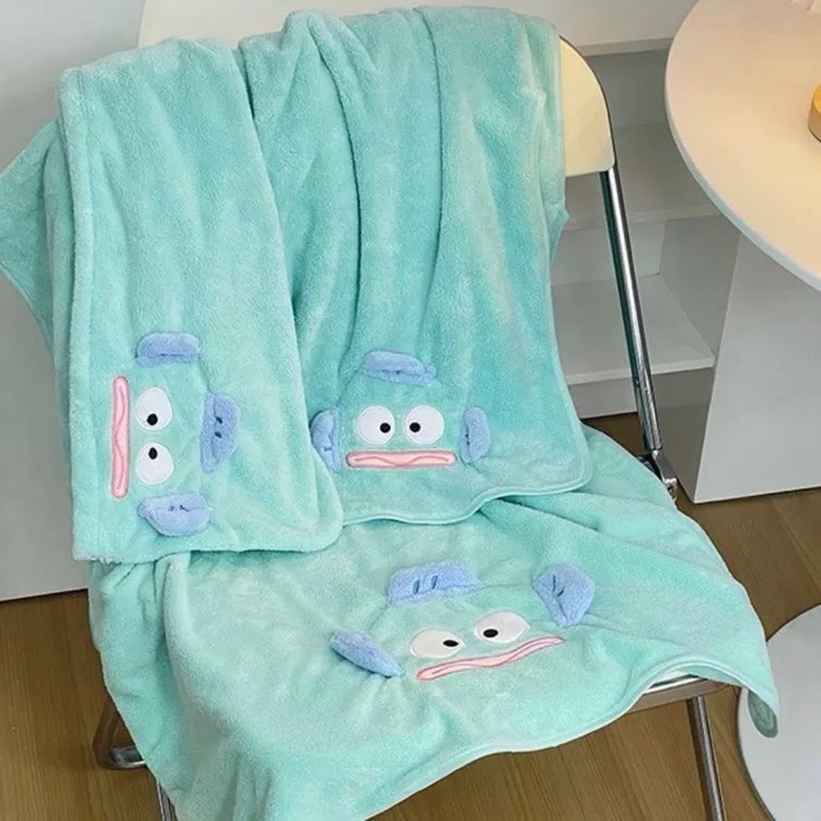 醜魚乾髮帽、浴巾、毛巾、浴裙珊瑚絨