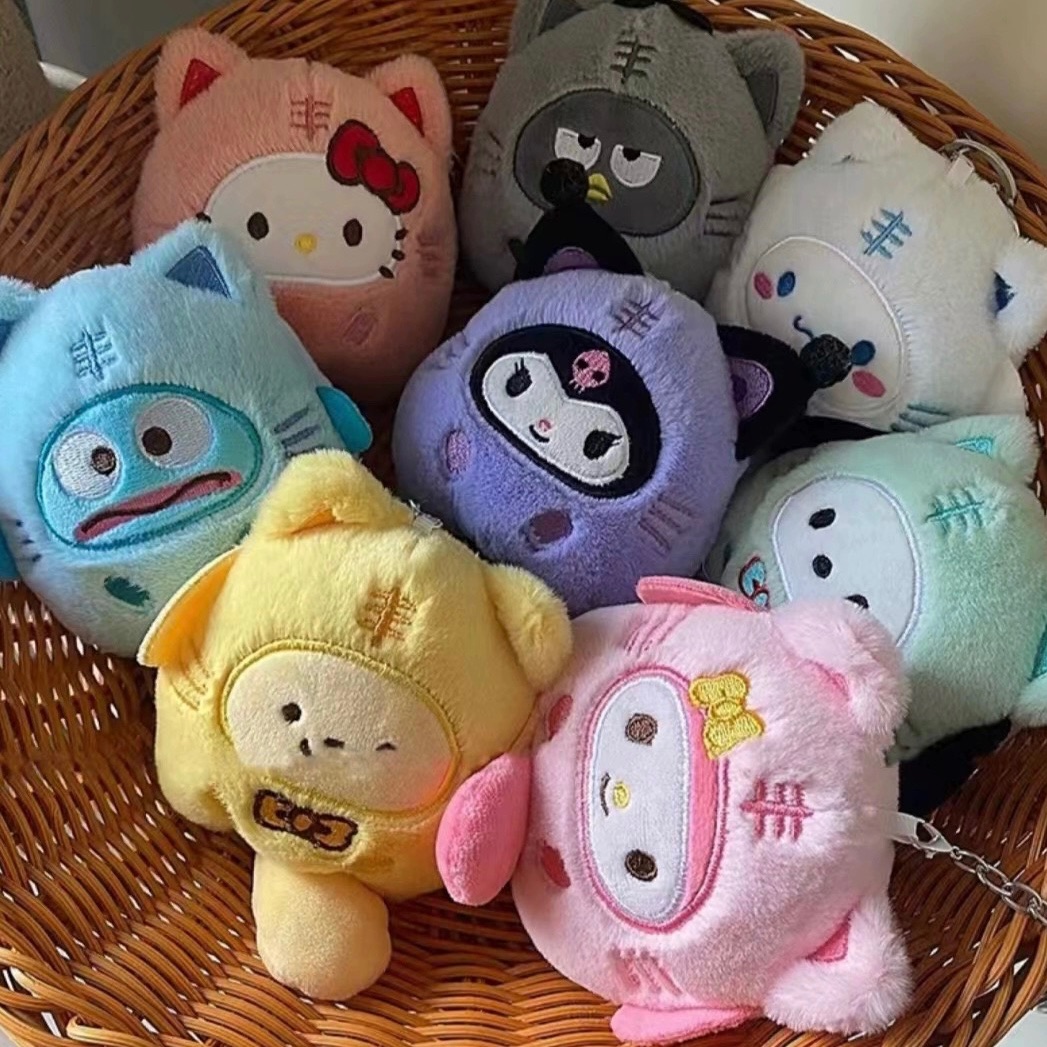 大尾巴毛絨吊飾