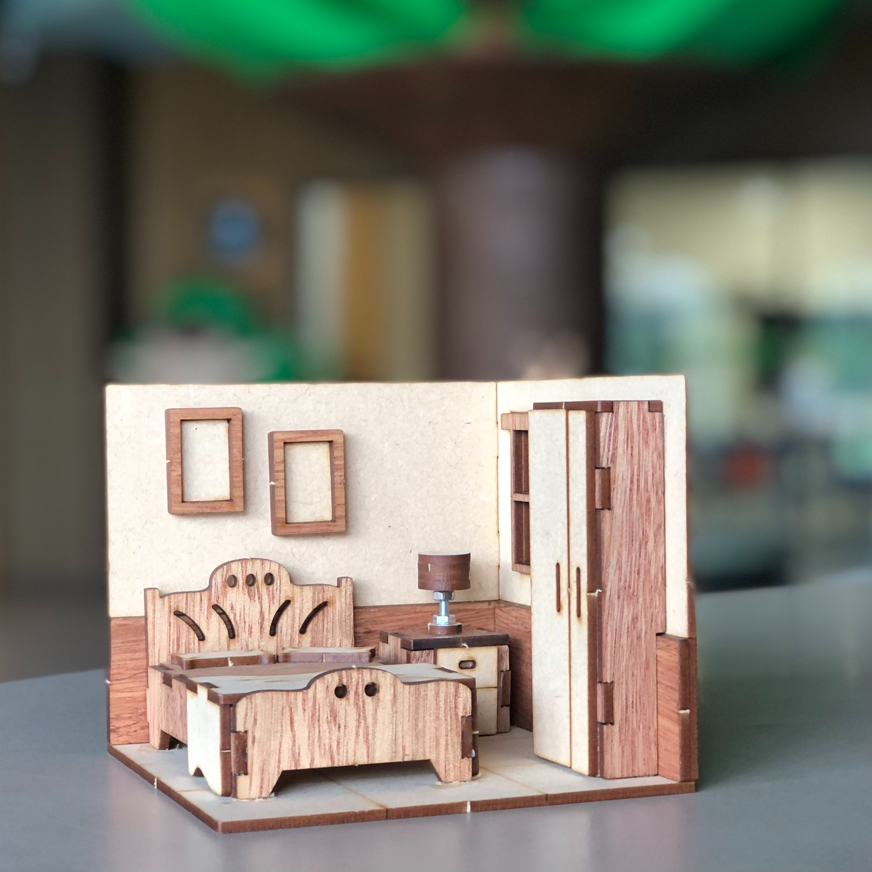 【袖珍小屋】木製 模型 動手做 手作 DIY