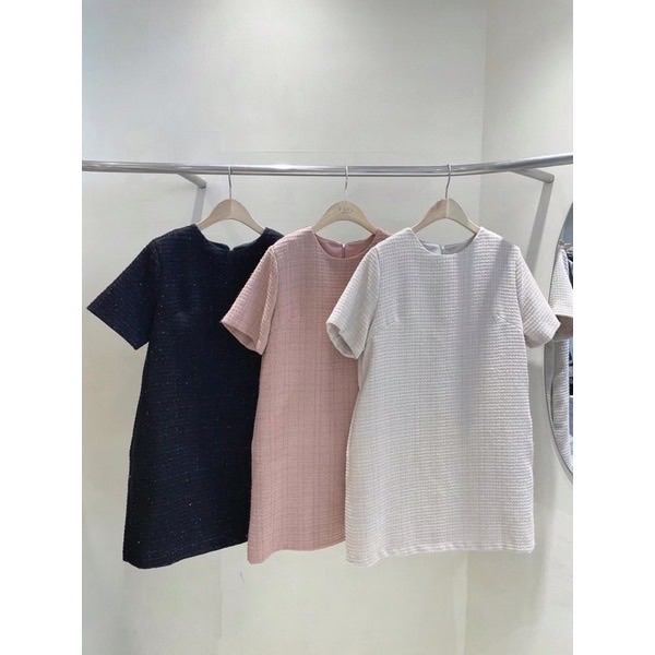 Wuli衣🇰🇷小香風高級感短洋裝 fave（現貨）正韓2022F/W