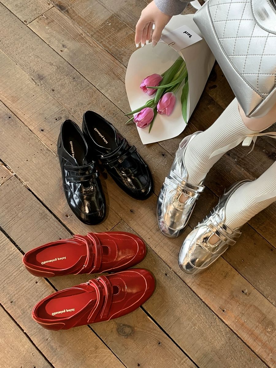 預購 老闆選鞋12 大碼鞋 日系芭蕾舞風平底牛皮德訓鞋