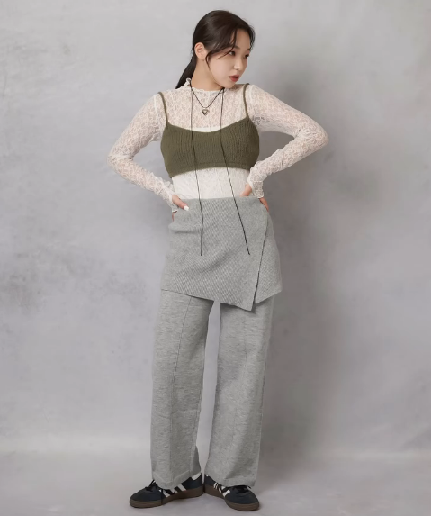 日本空運款 Lull 日系針織外搭外搭疊穿背心