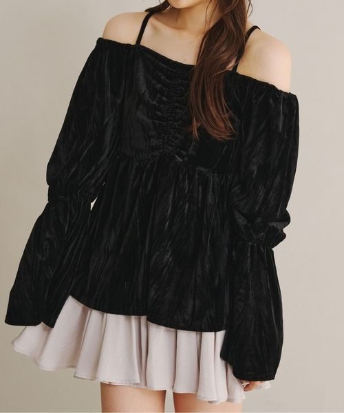 日本空運款  fupel   2穿絲絨公主上衣