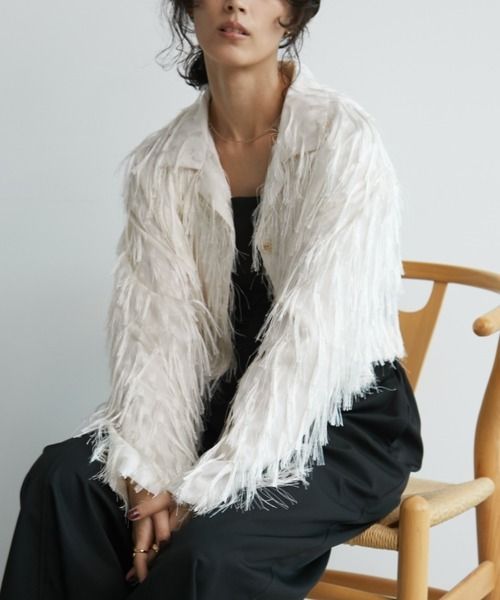 日本空運款  Aunt Marie’s 流蘇短版襯衫