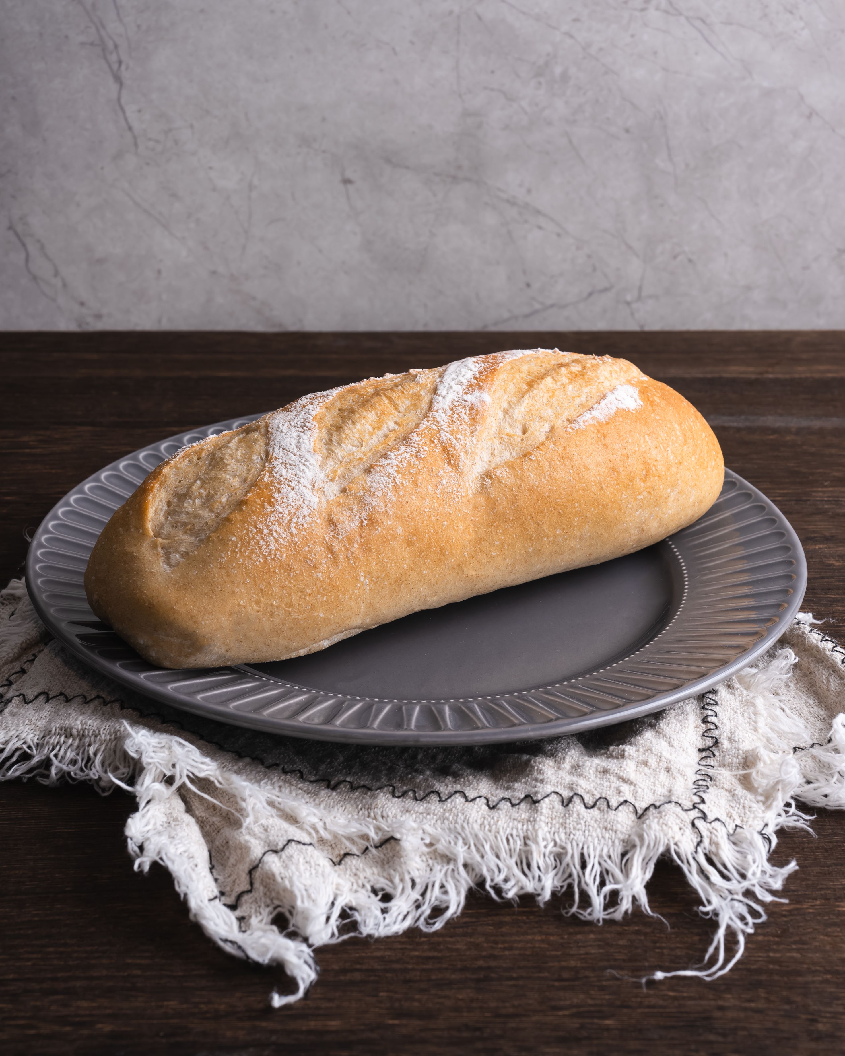 減醣酸種全麥法棍 一組4條（一條切半）