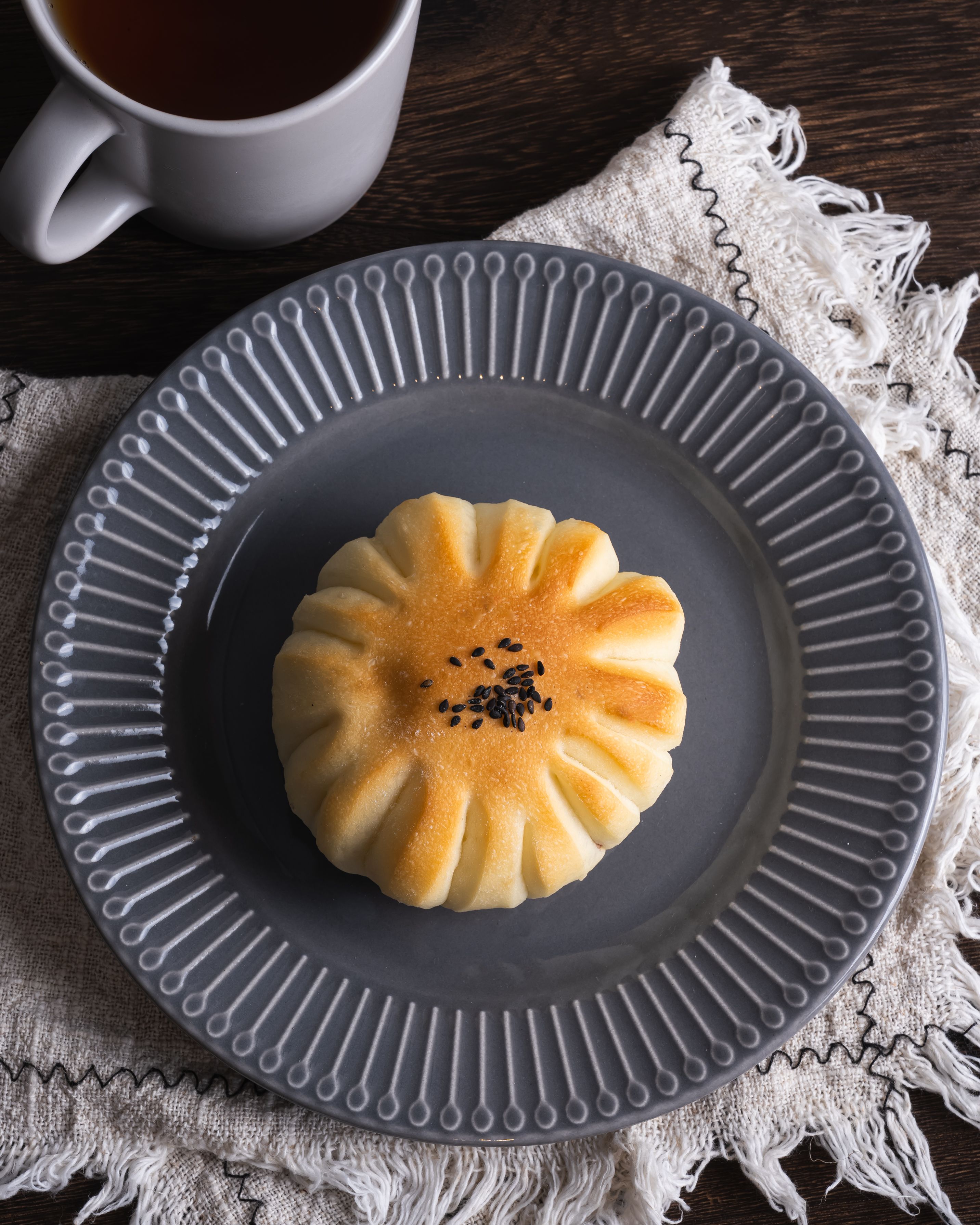 無油微糖紫米紅豆軟麵包 （一顆只有約200卡）（蛋奶素） 4顆