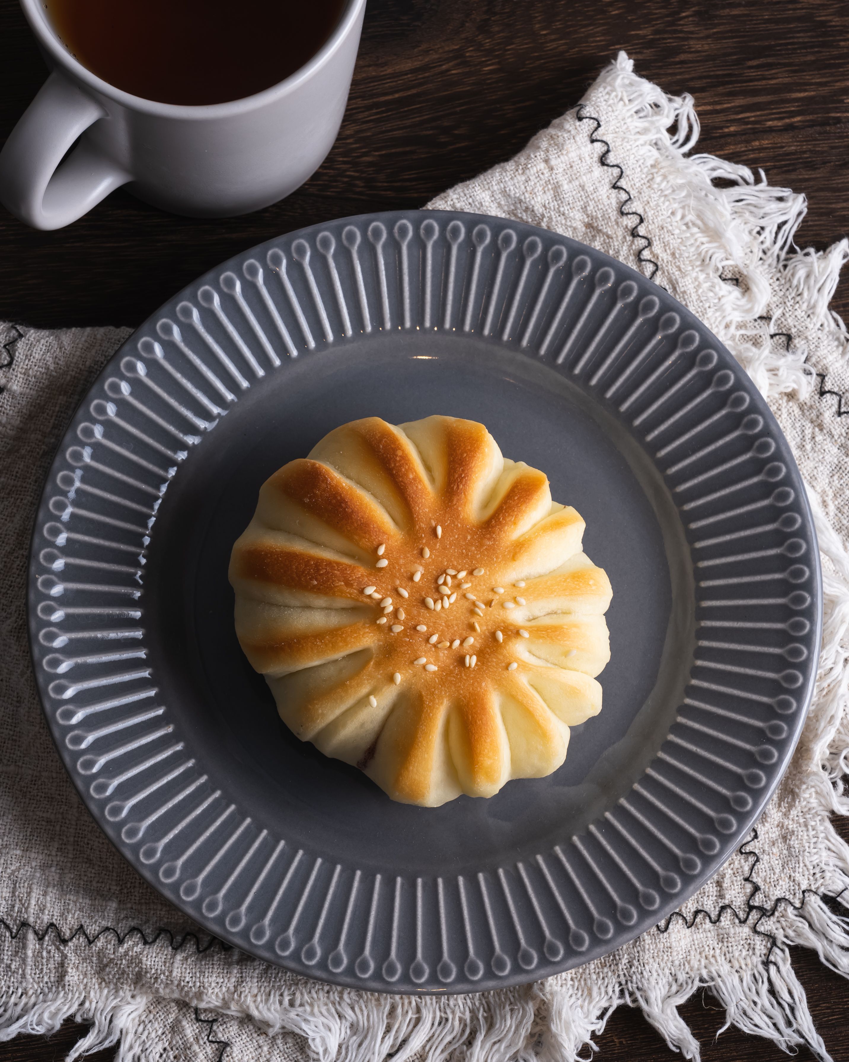 春節前年限量優惠9折~無油微糖減醣紫米麵包 （一顆只有約200卡）（蛋奶素） 4顆