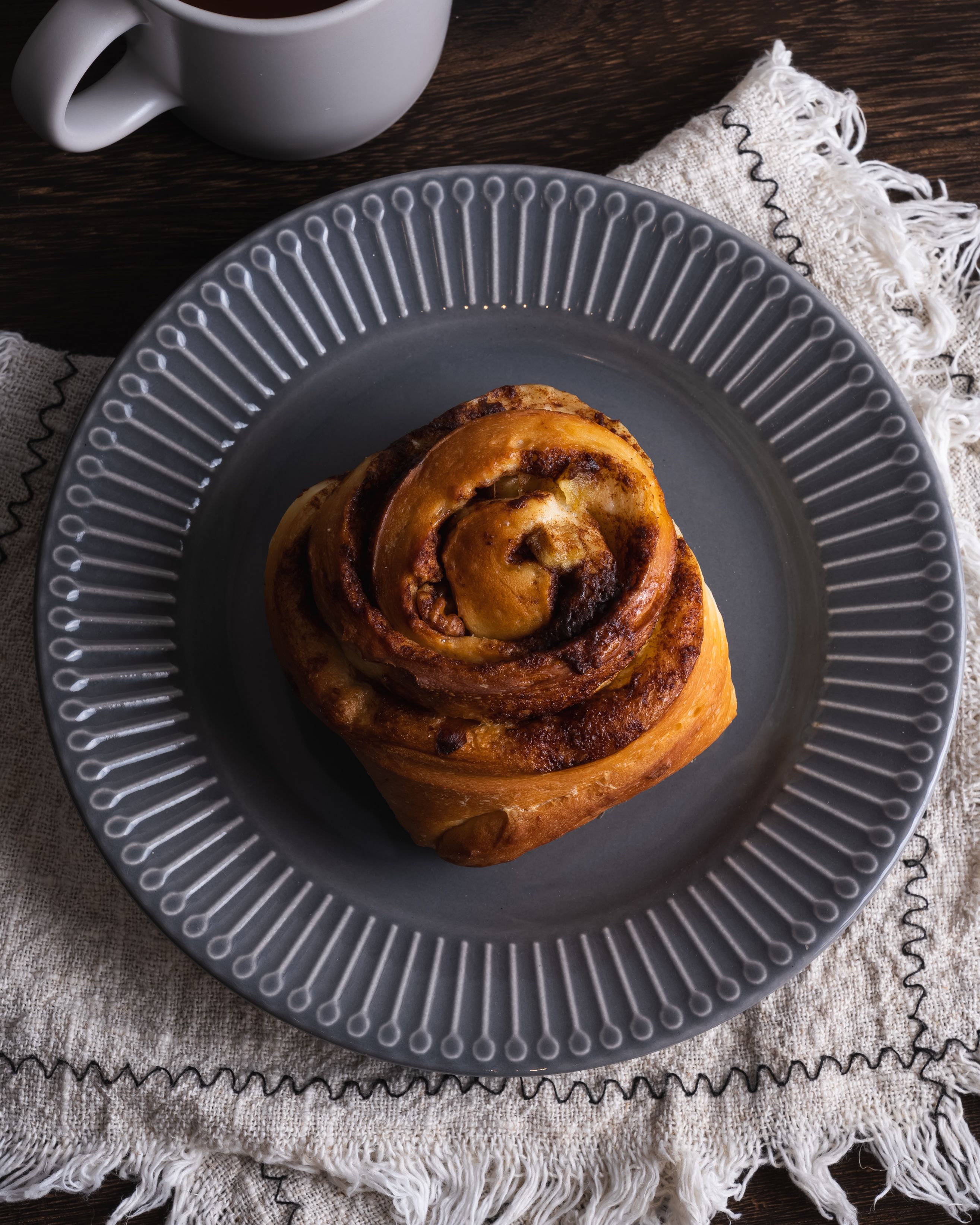 減醣肉桂捲 （一顆只有約250卡） 4顆（蛋奶素）