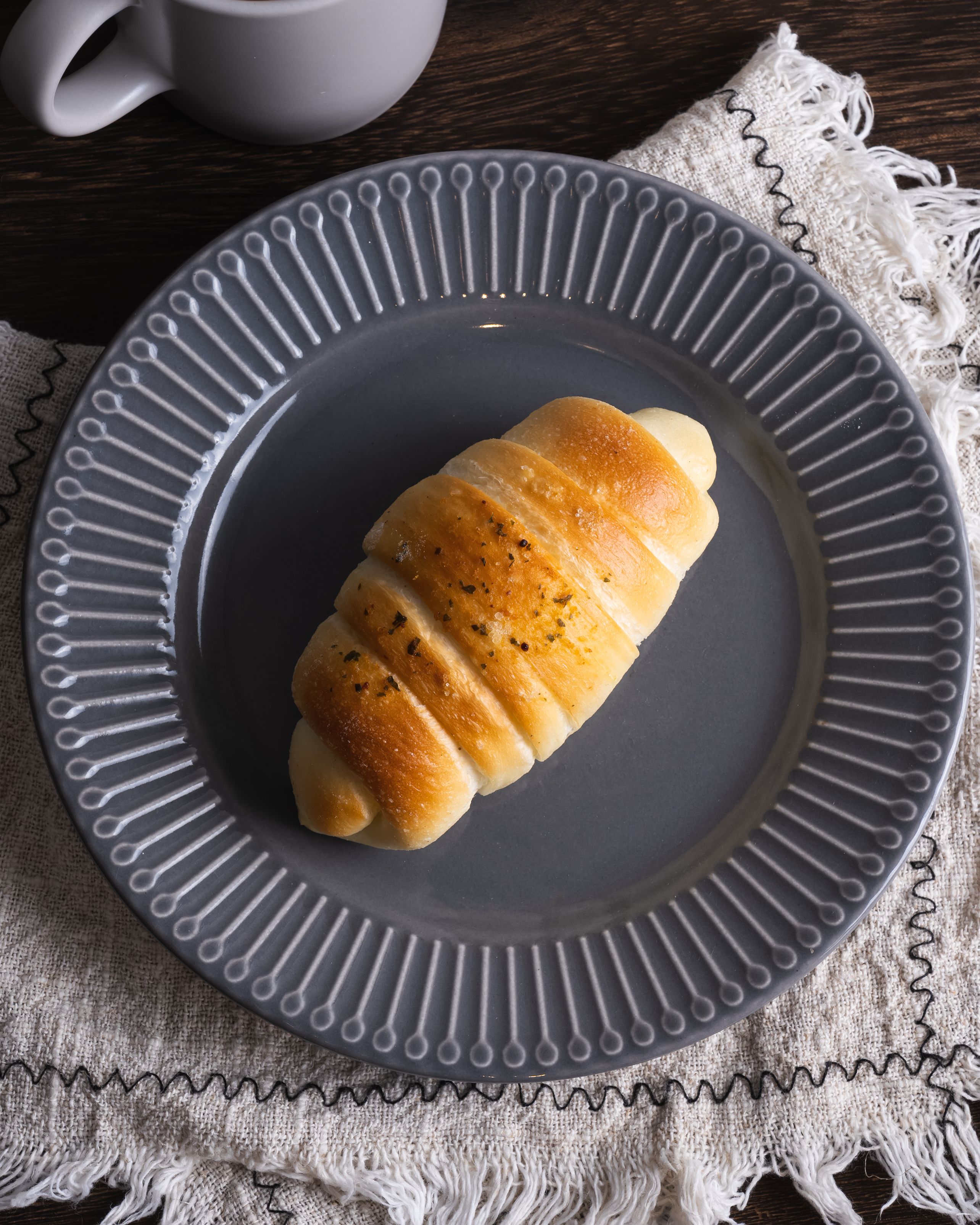 年後大回饋限量優惠九折!! 減醣香蒜鹽可頌（一顆只有147卡） 一組4顆