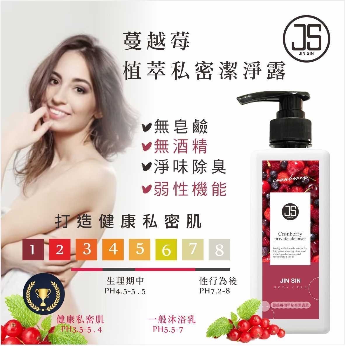 蔓越莓私密潔淨露 /  寵物洗毛精 這裡下單