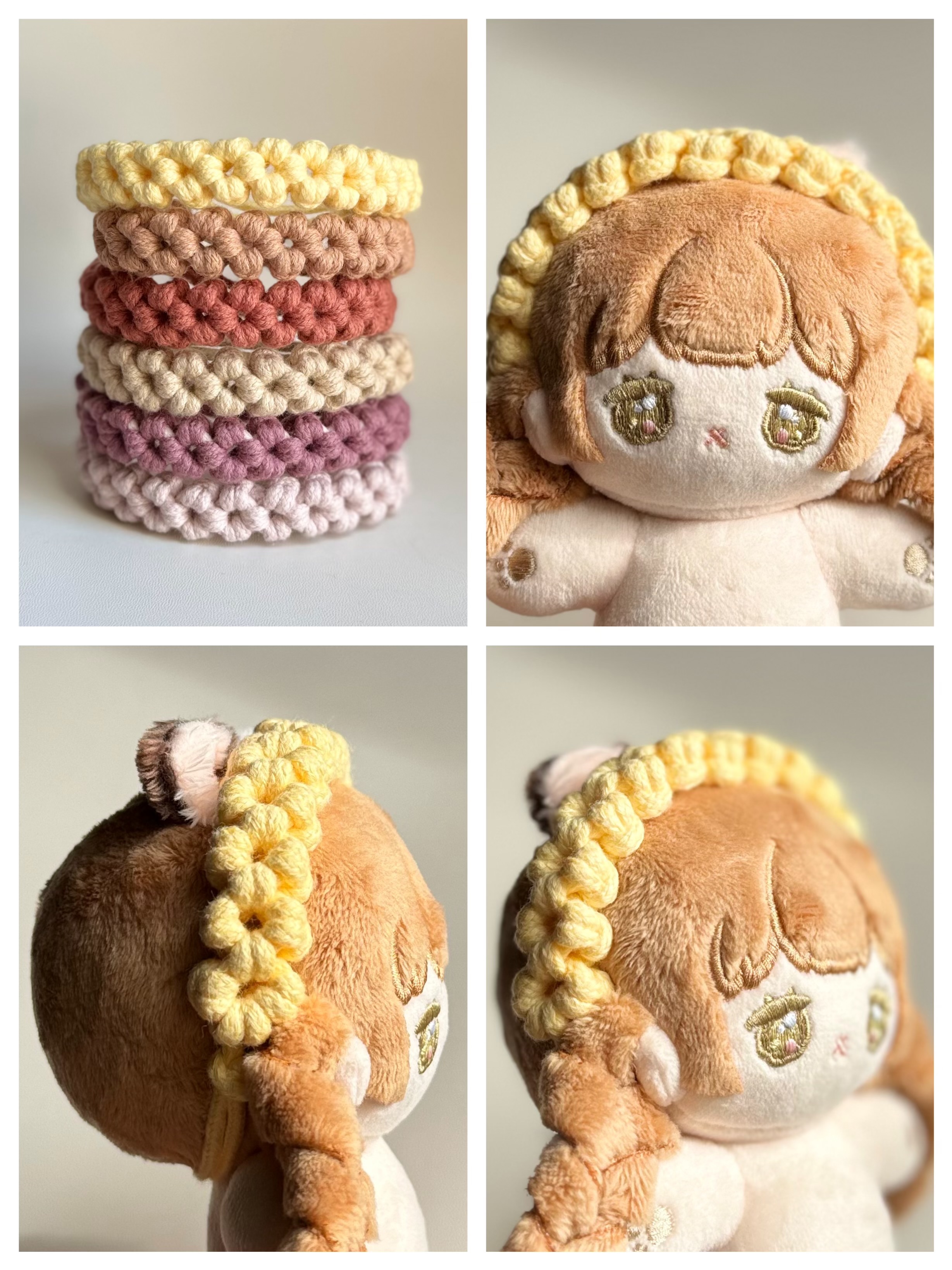 ✿單色小花髮帶✿