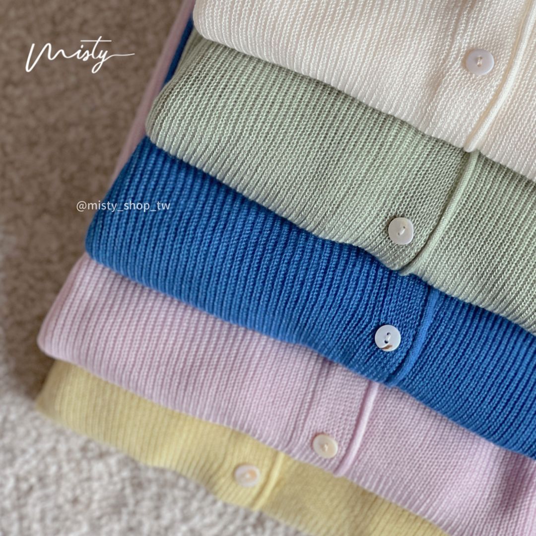 四季都可以穿得捲邊針織外套