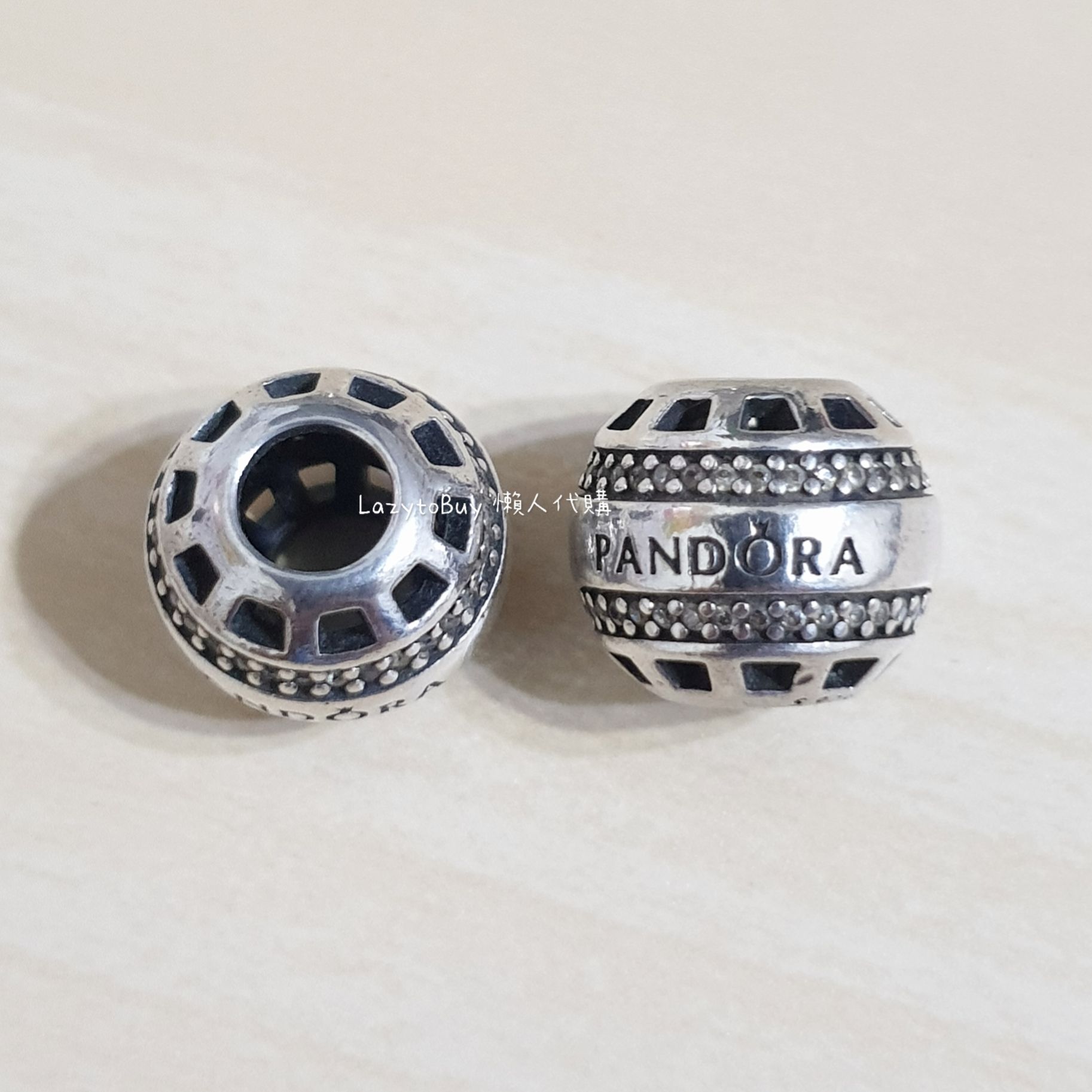 【二手】PANDORA潘朵拉 925銀 潘朵拉LOGO 串珠 串飾 官方正品