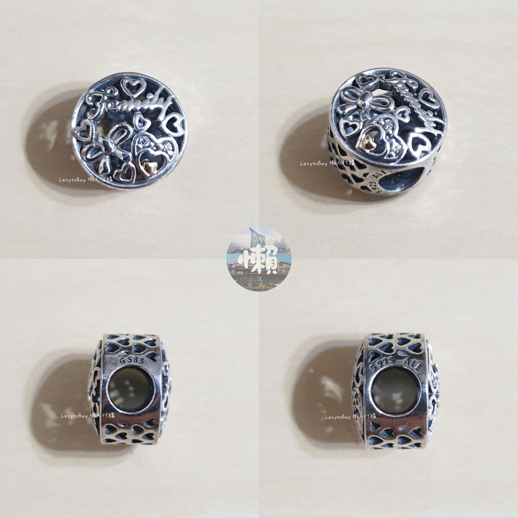 【二手】PANDORA潘朵拉 925銀 家庭禮物 串珠 串飾 官方正品