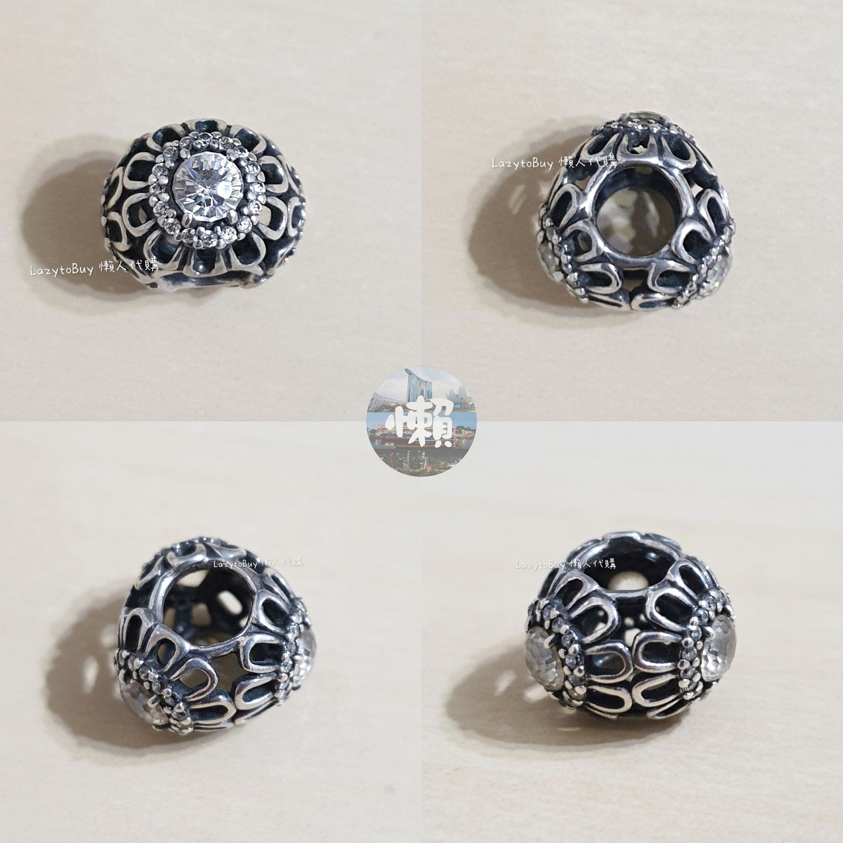 【二手】PANDORA潘朵拉 925銀 花好月圓 串珠 串飾 官方正品