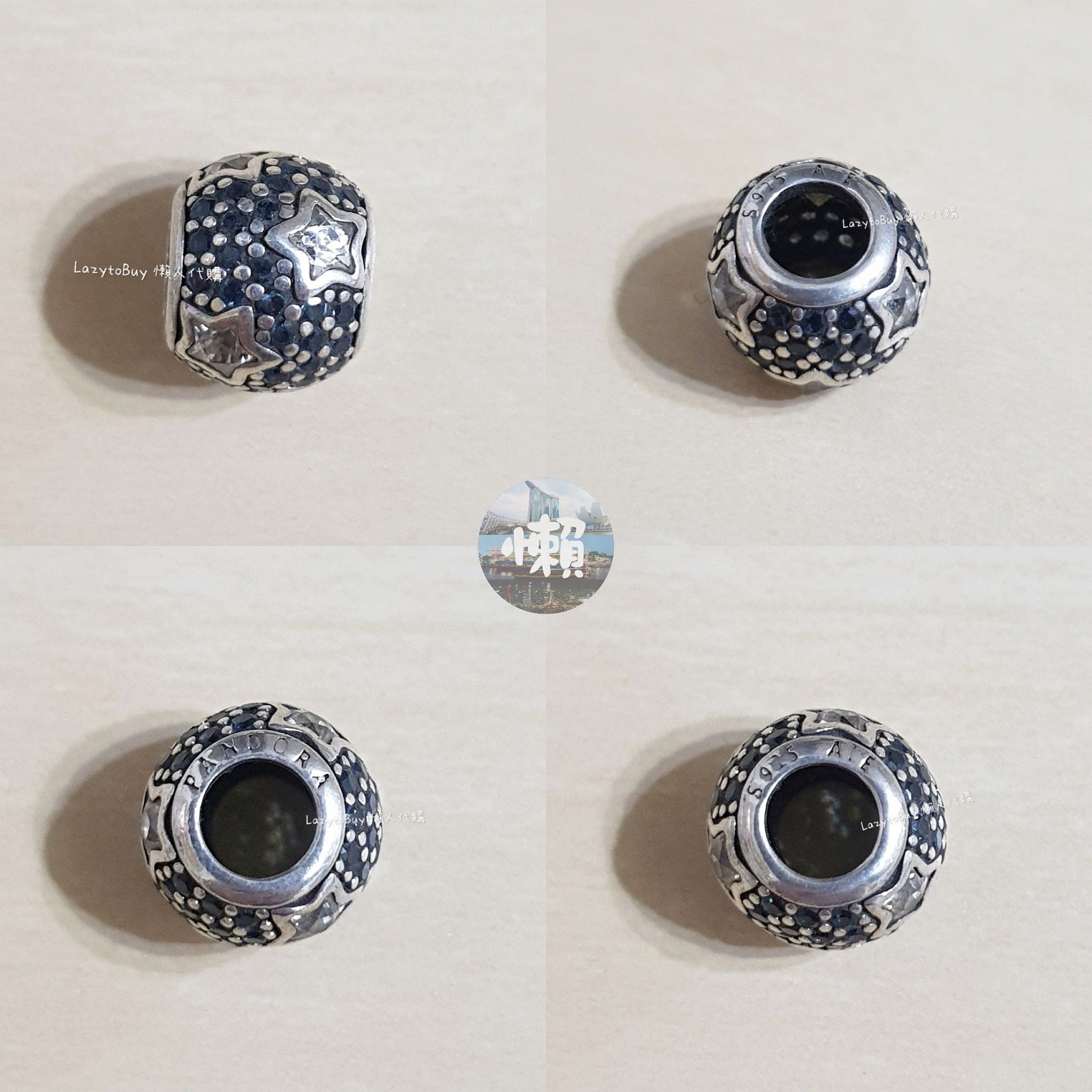 【二手】PANDORA潘朵拉 925銀 星星寶石 串珠 串飾 官方正品