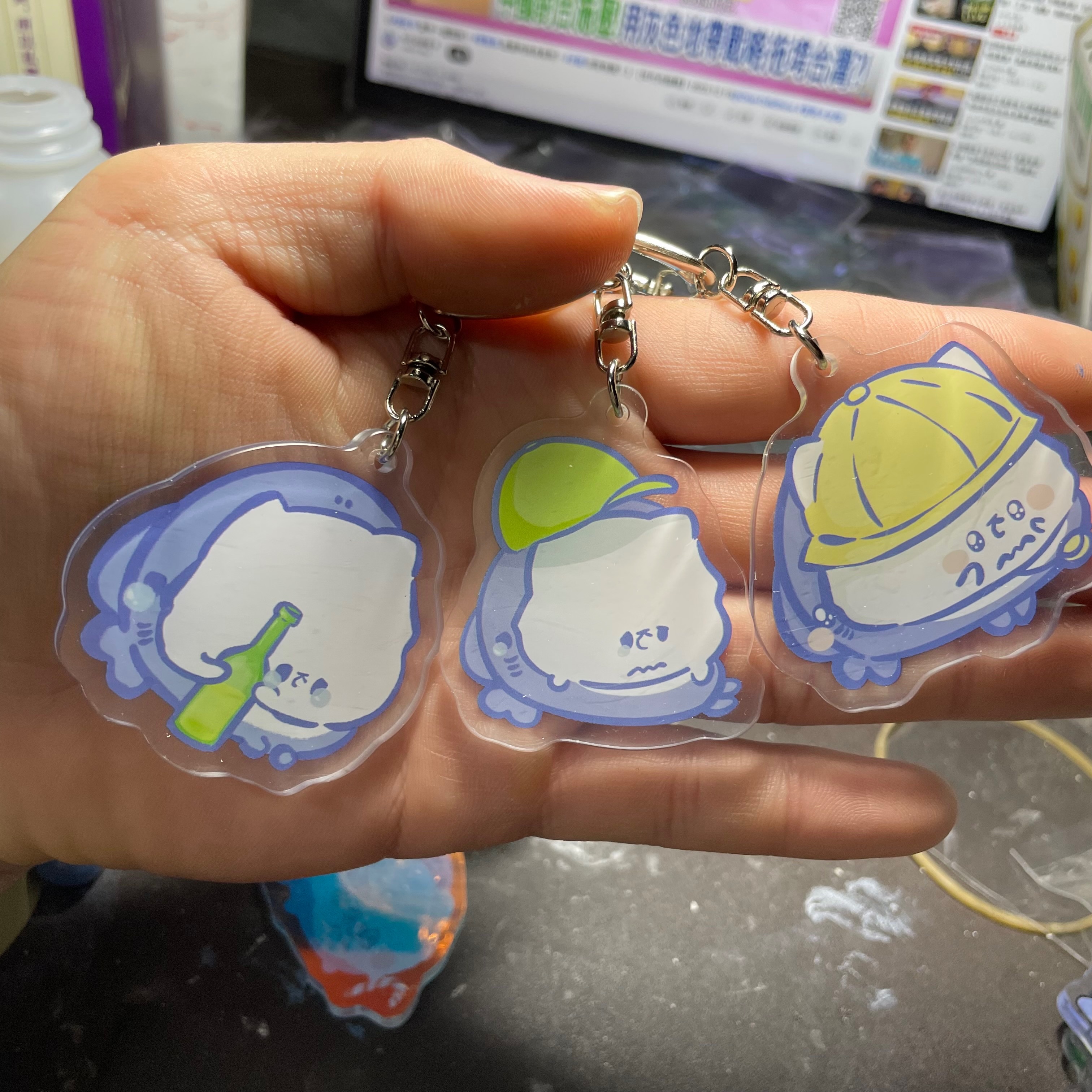 《鯊貓喵喵喵》✧*鯊貓の吊飾✧*｜一般壓克力吊飾