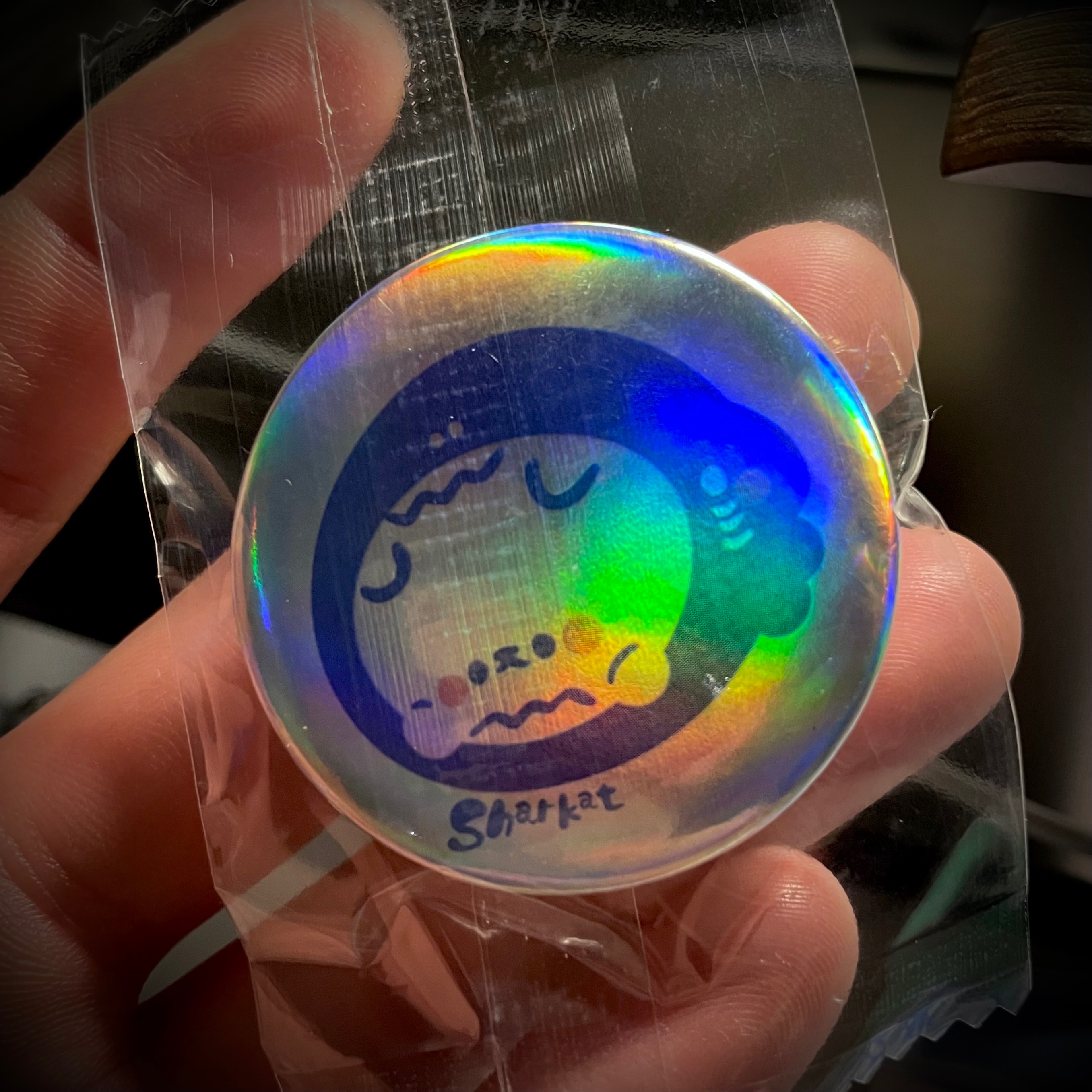 《鯊貓喵喵喵》✧*飯糰鯊貓徽章✧*｜徽章